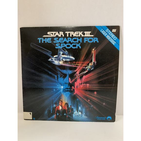 Vintage Stereo‎ Laser Video Disc Star Trek III The Search For Spock - Picture 1 of 7